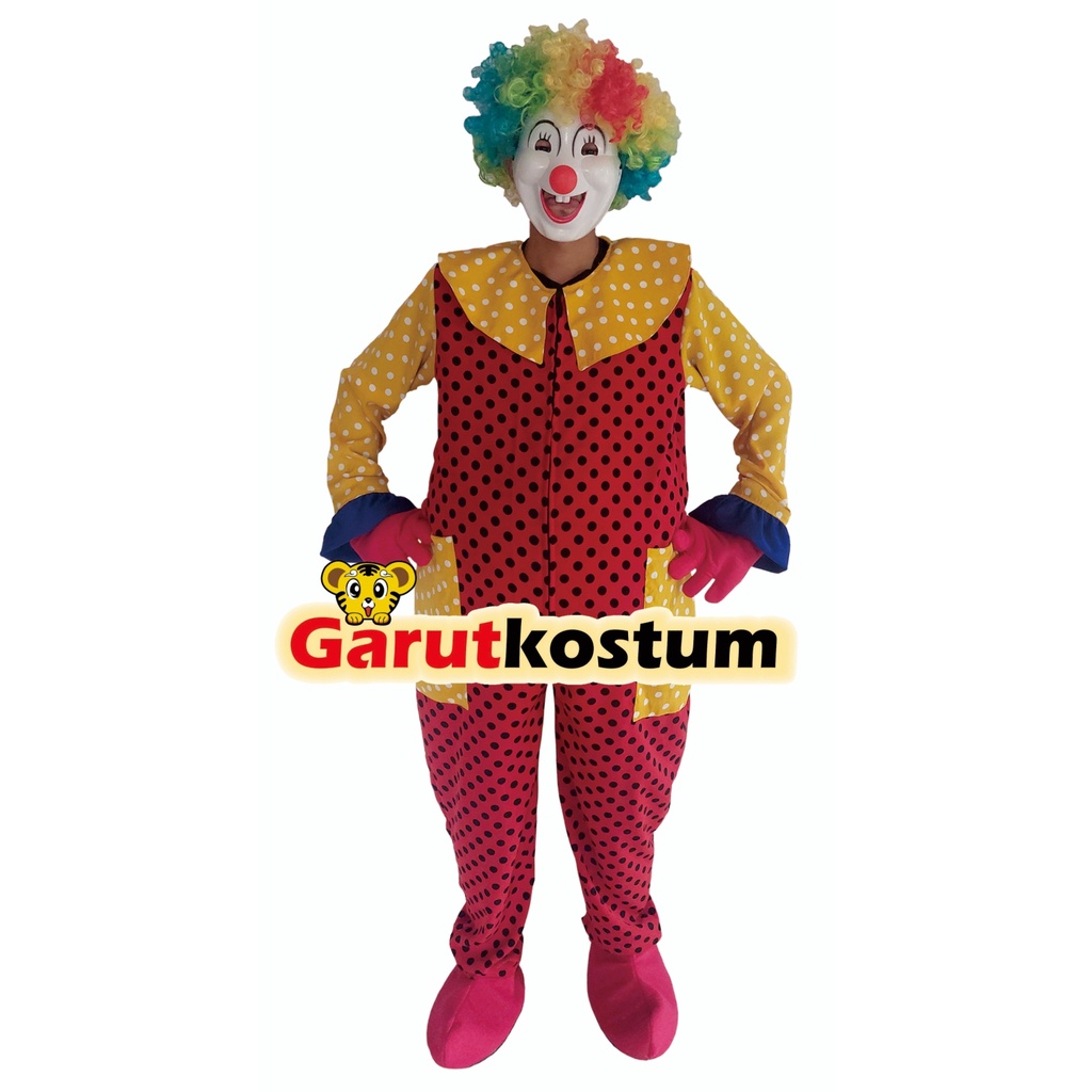 Kostum baju badut MC pria dewasa lucu setelan karnaval ( termurah dan terlengkap )
