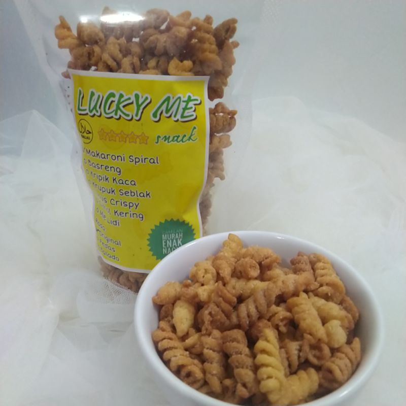 

Makaroni Spiral Ulir Camilan Snack