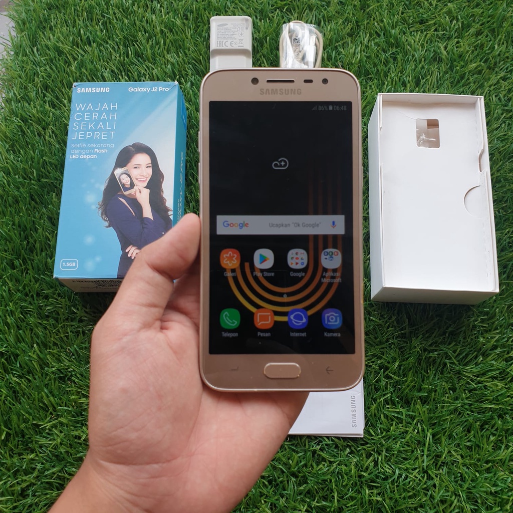 SAMSUNG J2 PRO SECOND 1.5/16 & 2/32 GB HP SECOND HANDPHONE SECOND HP SEKEN HP BEKAS HP MURAH