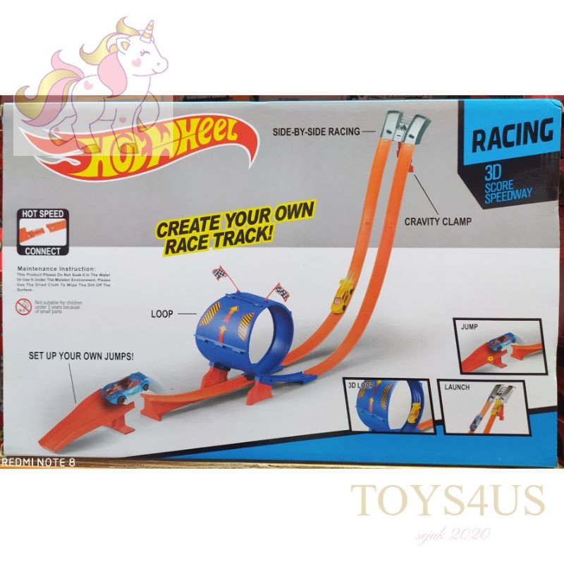 Toys4Us - Mainan Track Hotwheel Create Your Own Race Track
