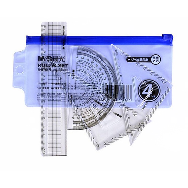 

Ruler Set 4pcs M&G 109435 Penggaris Set