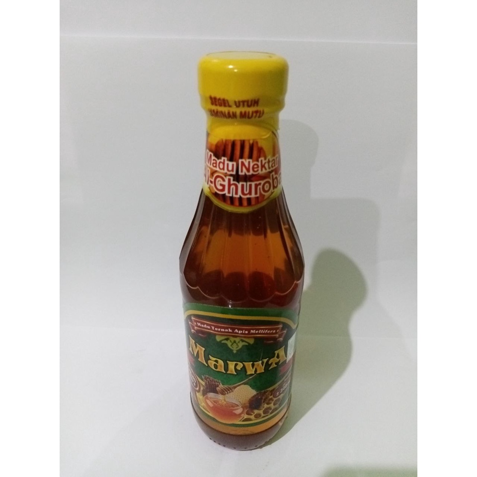 

Marwa Madu Murni Asli Multiflora Botol Kaca 340ml Original Al-Ghuroba