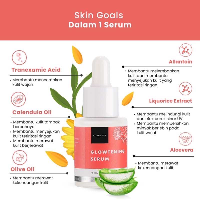 SCARLETT Whitening Serum Acne / Brightly Ever After Serum