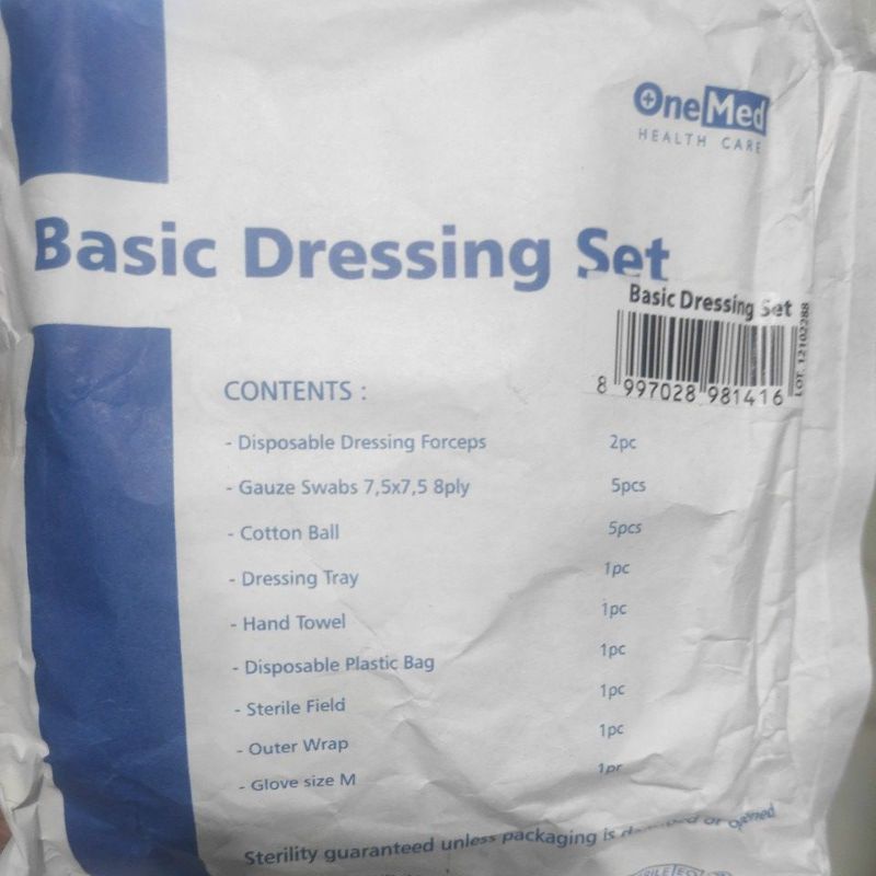 basic dressing set merek onemed