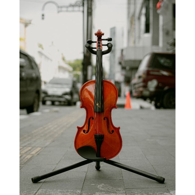 MAHOGANI Biola akustik PV 01 3/4 Natural + Free Bag [ biola violin Acoustik akustik free Bag ]