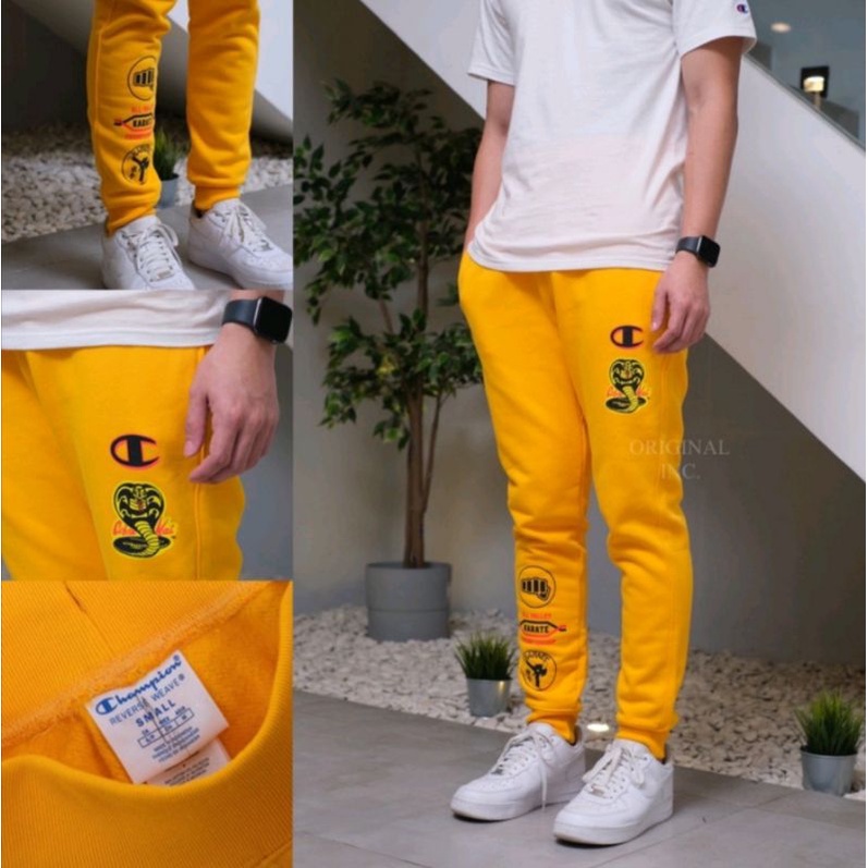 Celana Jogger pants Yellow Champion ORIGINAL