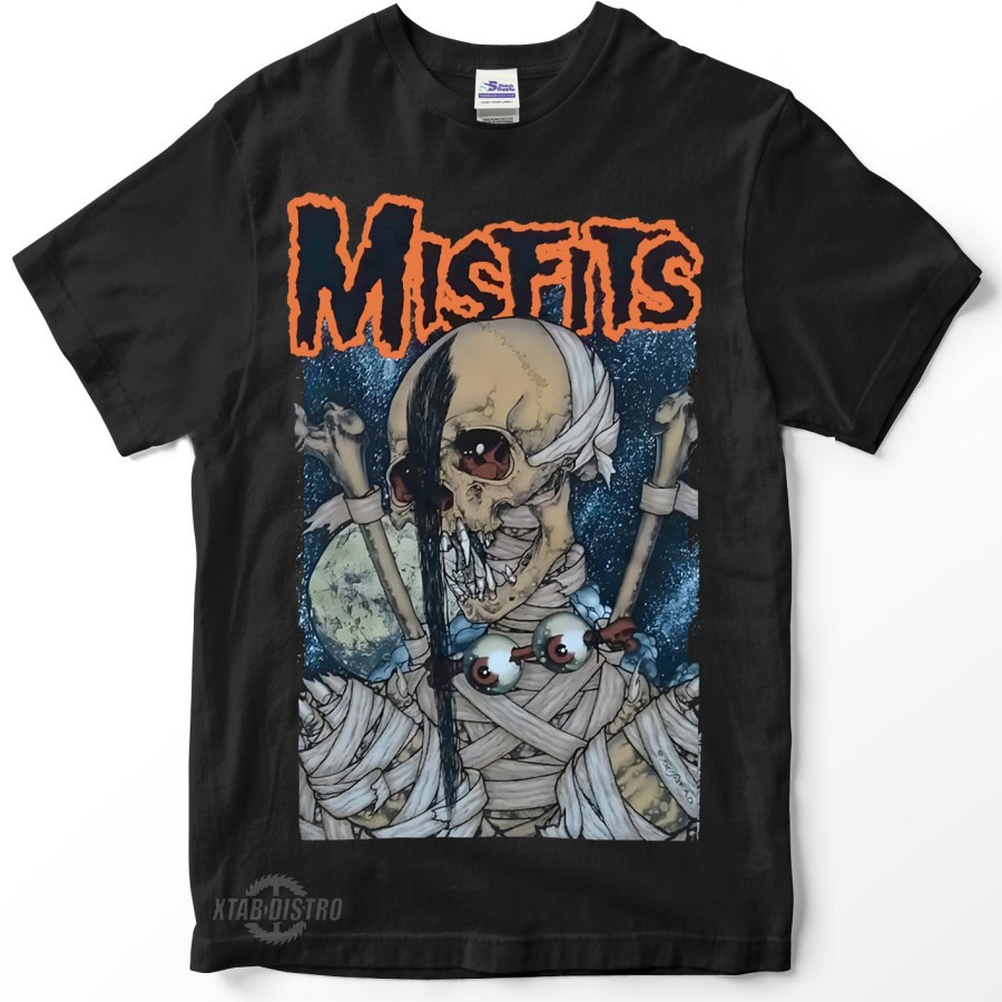 Kaos MISFITS Pushead Vampire Premium Tshirt Kaos Band Punk Metal Rock