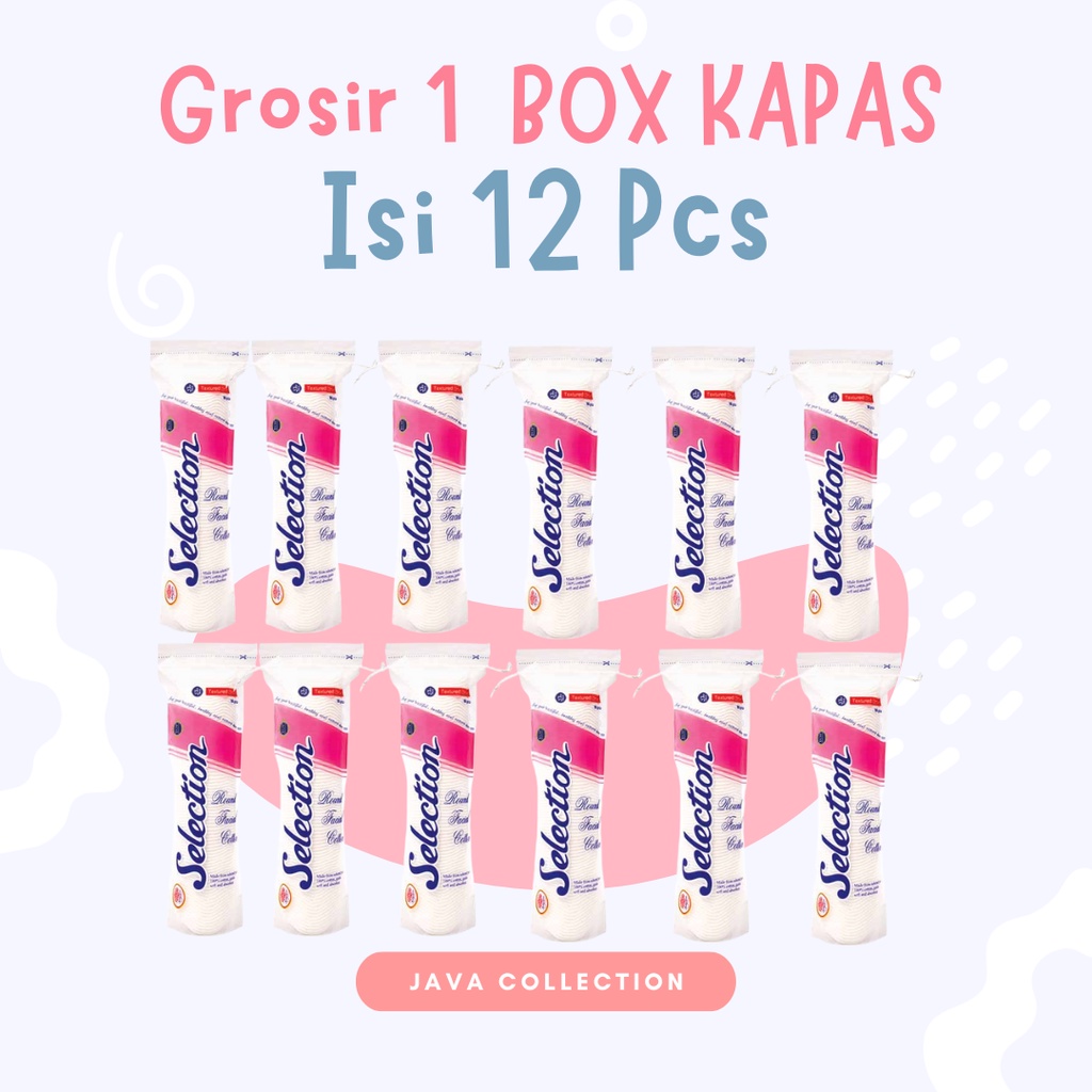 GROSIR - SELECTION Spesial Round / Kapas 80s - isi 12 / 1 karton