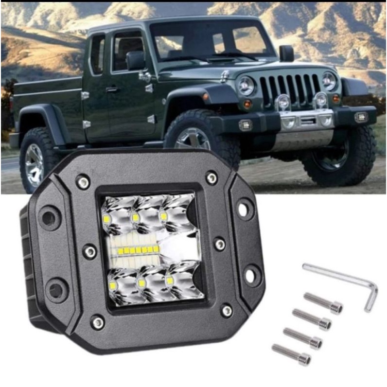 LAMPU SOROT KABUT FOGLAMP LAMPU BEMPER TANAM ARB TANDUK OFFROAD