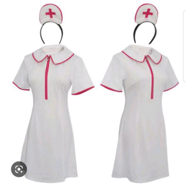 ready stok makima nurse chainsaw man cosplay costum Anima