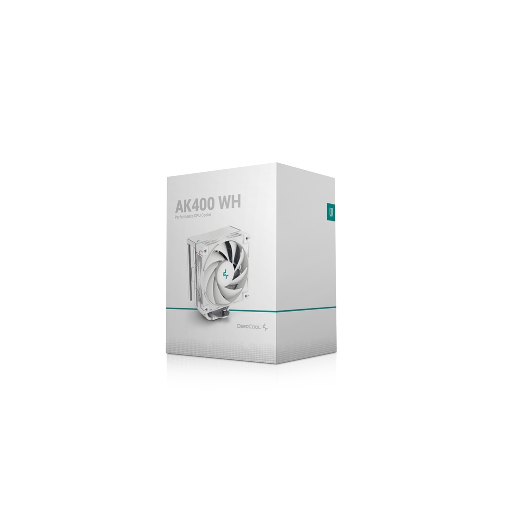 HSF DeepCool AK400 WHITE Single Tower 120mm Air CPU Cooler Intel / AMD