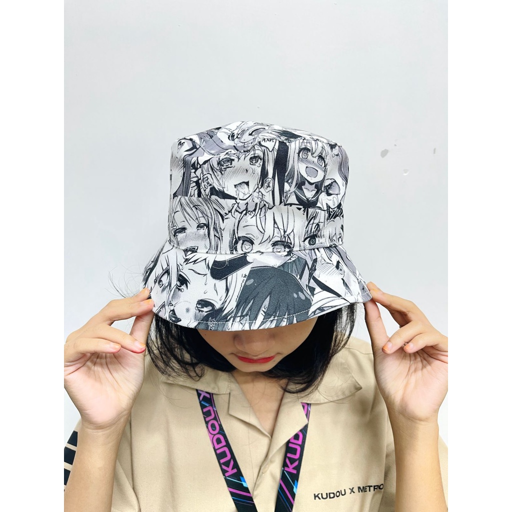 Bucket Hat Ahegao Fullprint Premium Unisex