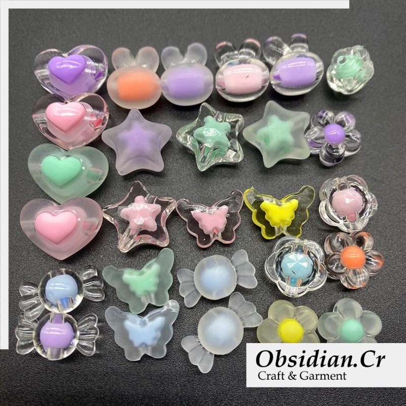 Manik Mote Bening Doff 10 Bj - Mote Bening Pastel 10bj - Monte Candy Akrilik