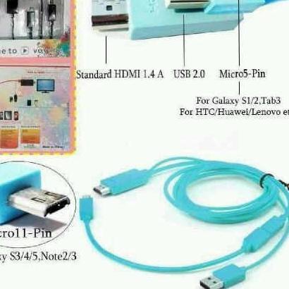 Kabel MHL To HDMI - Micro USB To HDMI