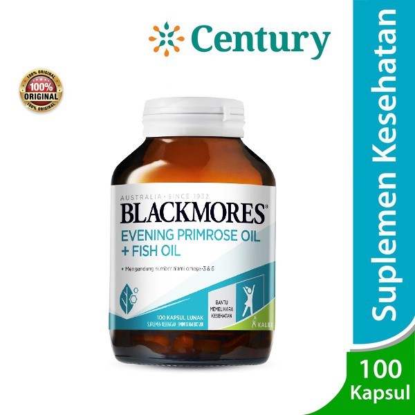 Blackmores Evening Primrose Oil + Fish Oil 100 cap/Omega 3/menopause
