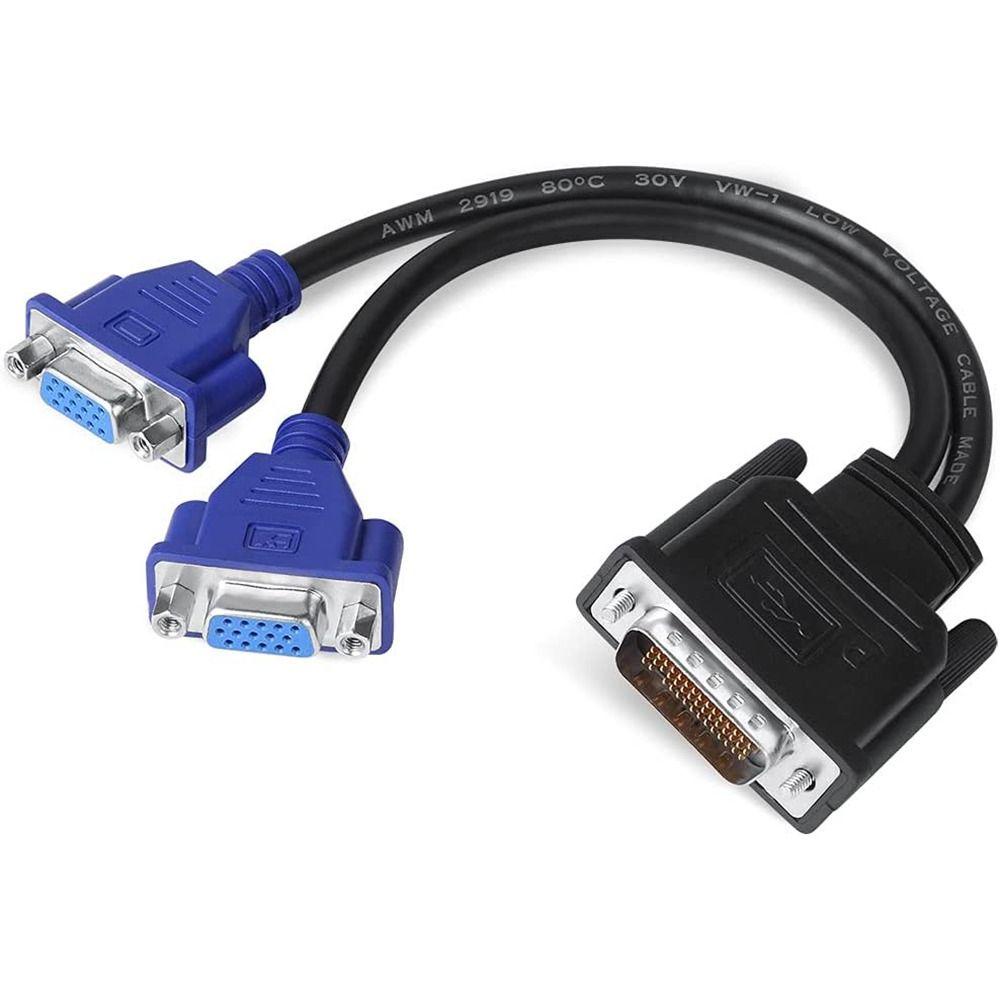 Preva Video Kabel Monitor Y Splitter Male to Female Adapter