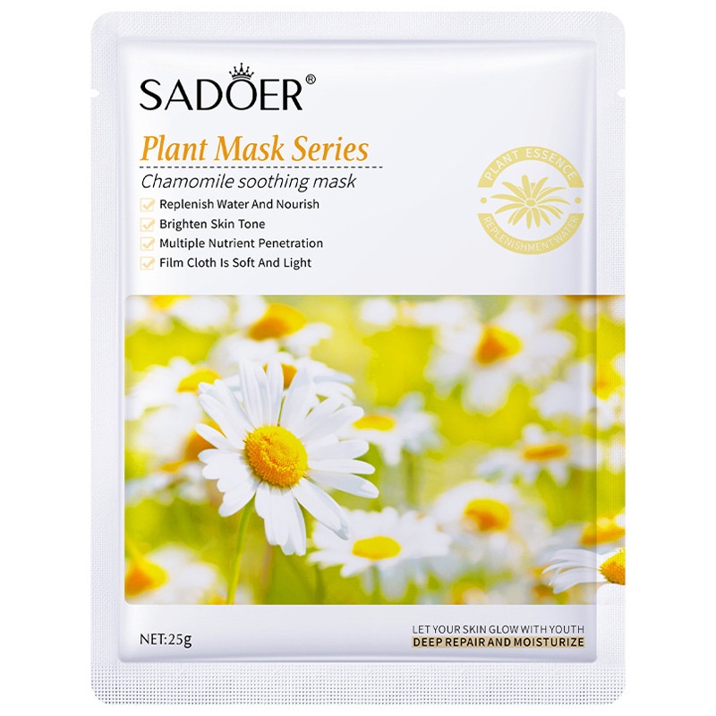 [100% ORIGINAL]【READY STOCK】SADOER MASKER SHEET MASKER PERAWATAN WAJAH/Natural Plant Mask Botany Fruits Facial Sheet