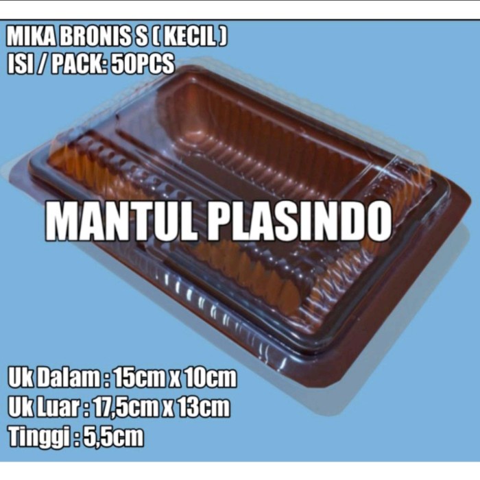 TERLARIS Mika bronies s (kecil) / kotak makan / lunch box - Bronis S Coklat