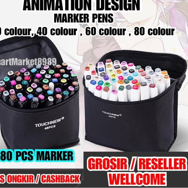 

TouchFive Marker / Twin Marker Sketsa Drawing /Animation Sketsa Marker - 30 Warna