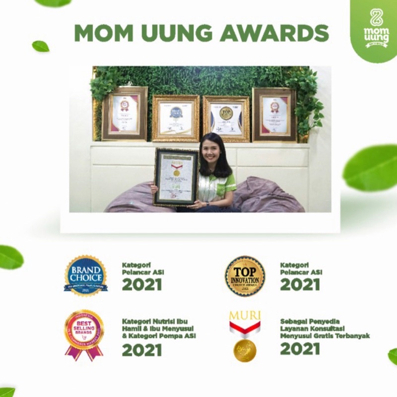 MOMUUNG MOM UUNG ASI Booster 30 &amp; 60 Kapsul | Pelancar ASI BPOM HALAL HERBAL