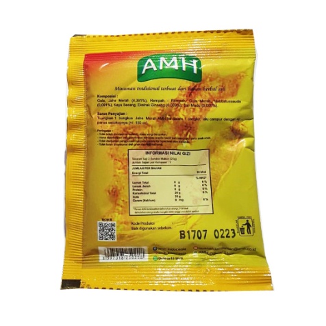 JAHE MERAH SACHET 20GR