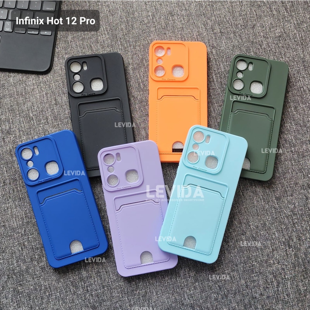 Case Infinix Hot 12 Pro Infinix Hot 10 Card Case Pro Camera Slot Kartu Infinix Hot 12 Pro Infinix Ho