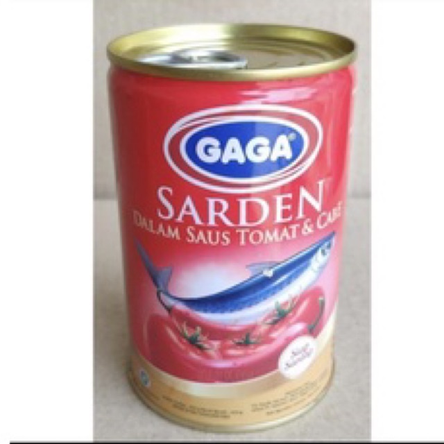 

GAGA SARDEN SAOS TOMAT & CABE 425gr