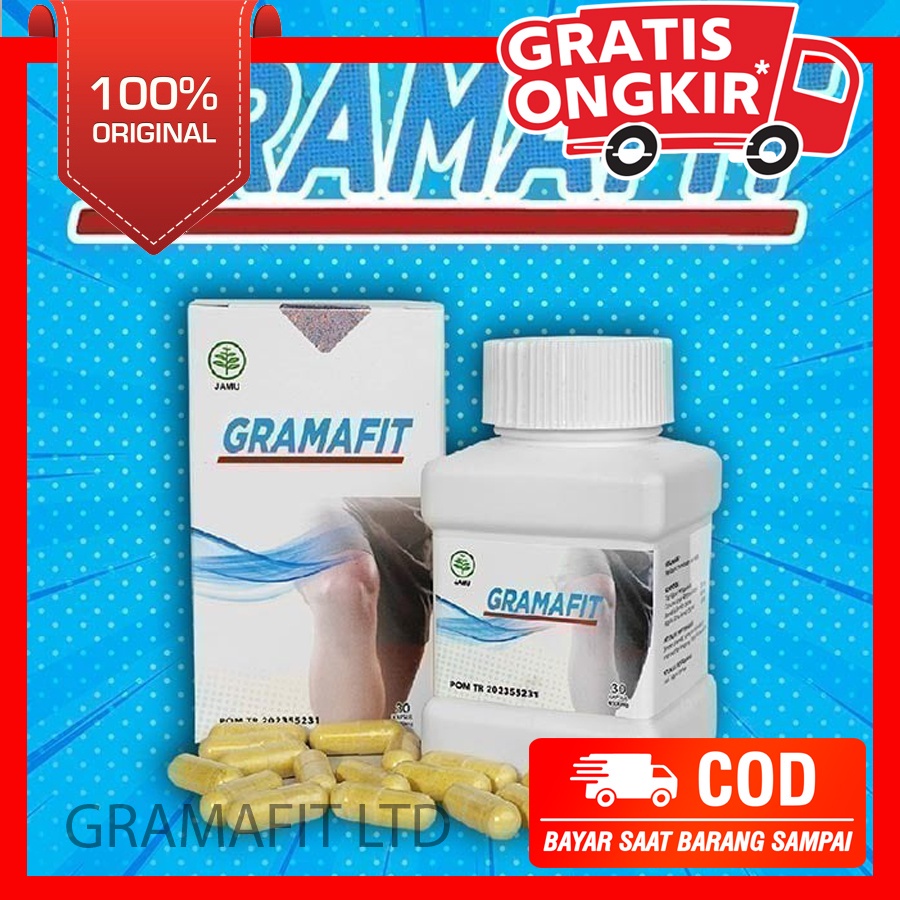[BISA COD] GRAMAFIT  ORIGINAL OBAT SAKIT SENDI VITAMIN SENDI