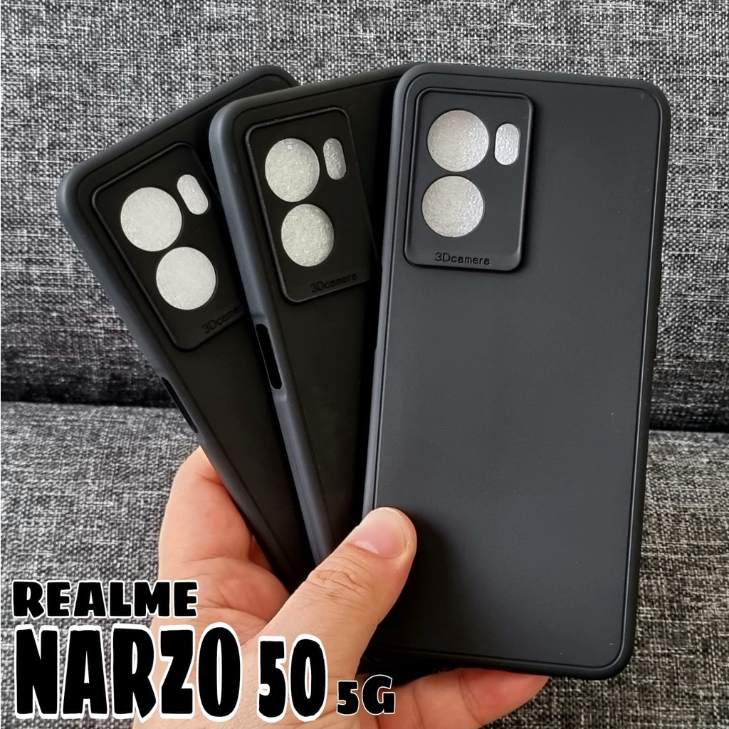 REALME NARZO 50A REALME NARZO 50A PRIME REALME NARZO 50I REALME NARZO 50I PRIME CASE MACARON BLACK S