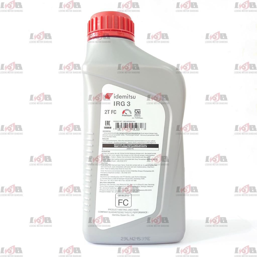 Oli Samping 2T Idemitsu Racing 2 Tax Semi Synthetic 800ml