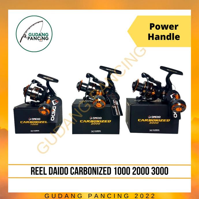 Reel Daido CARBONIZED Power Handle 1000 2000 3000