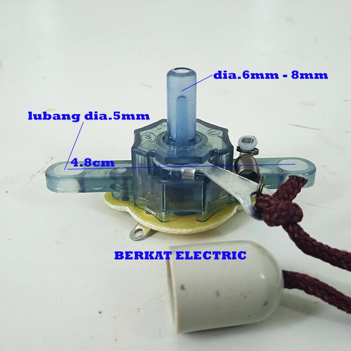SAKLAR SWITCH TARIK PUTAR KIPAS ANGIN DINDING WALLFAN MASPION DLL + TALI