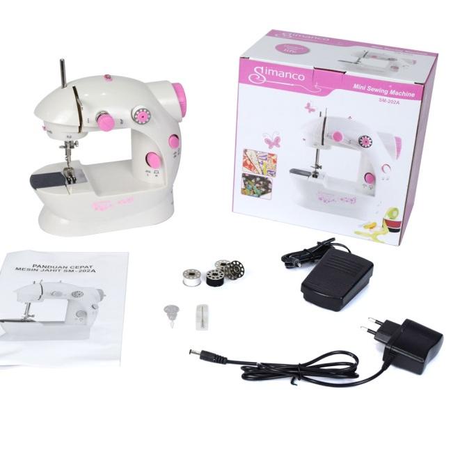 Mesin Jahit Portable Mini SIMANCO SM 202A / SM202A