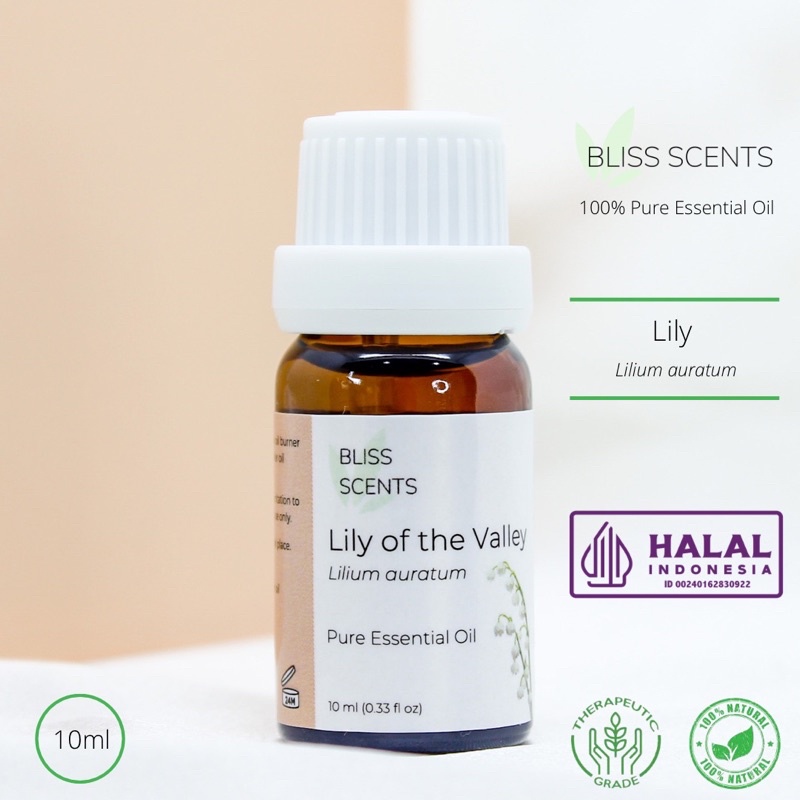 Bliss Lily Essential Oil Aromatherapy 100% Murni Therapeutic Grade Aromaterapi