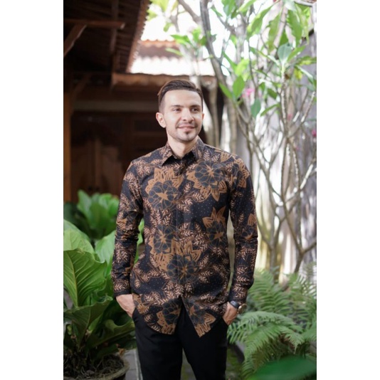 ARSEKA Kemeja batik Pria SLIMFIT Lengan panjang furing HERO Exclusive Premium