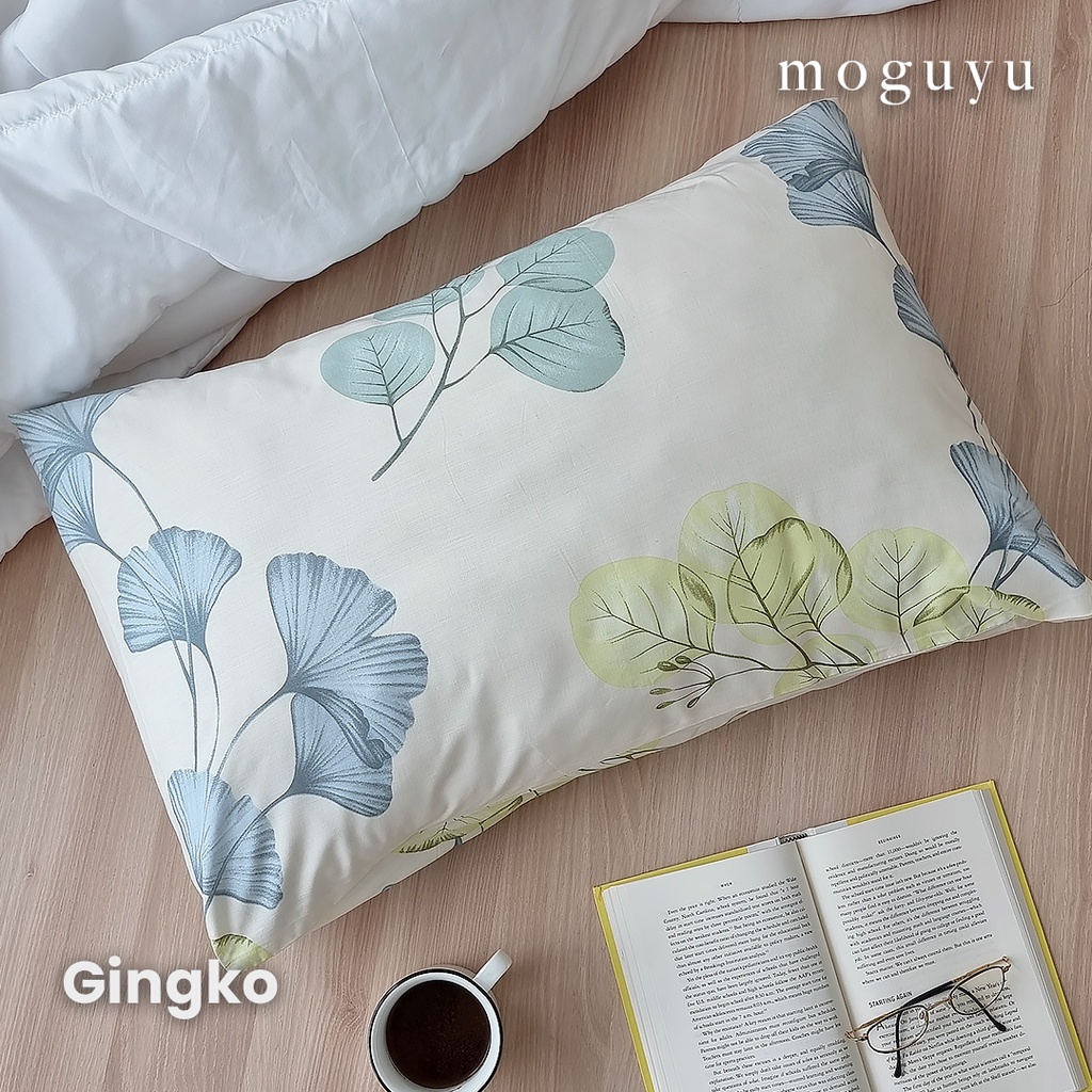 Sarung Bantal / Guling - Katun CVC - Bunga 01