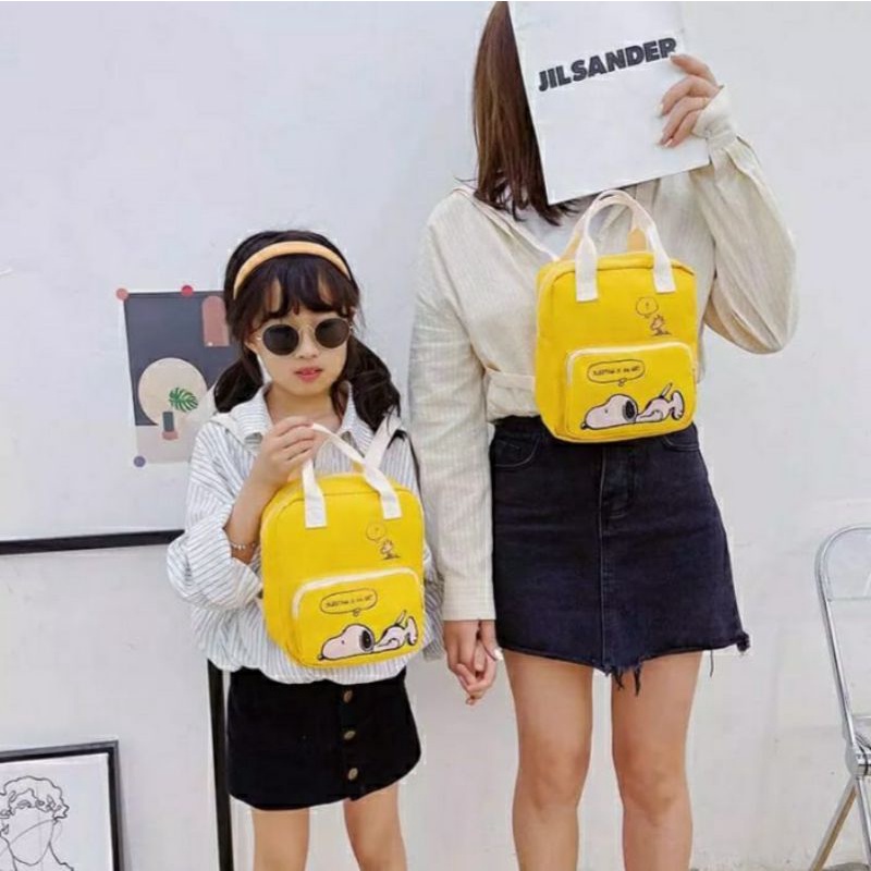 dem_sare / DS1176  SNOPIE  TAS RANSEL MINI Tas Ransel Wanita Fashion Tas Ransel Anak Karakter Cartoon