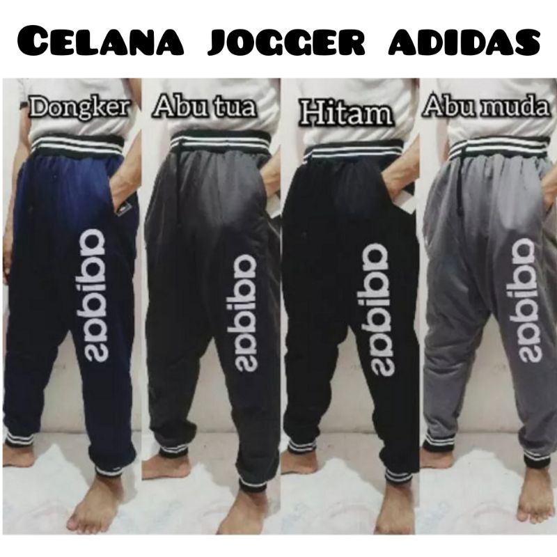 Celana Jogger Sport Adidas Panjang Dewasa Unisex | Celana Training Olahraga Pria Wanita
