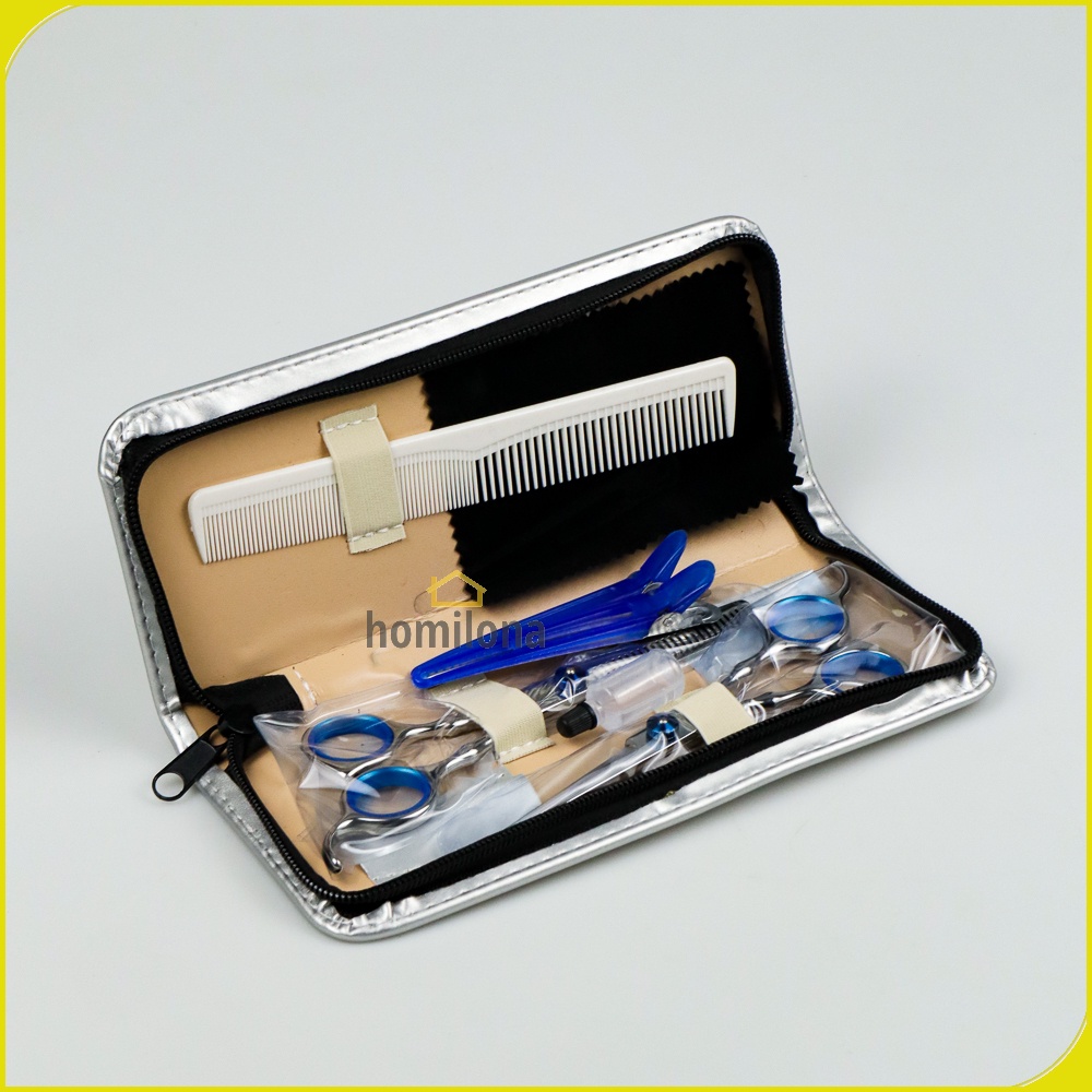 Set Gunting Rambut Salon Profesional Stainless Steel Biutte.co BHT002 Silver