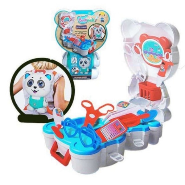 

Jual mainan pet backpack panda doctor 21pc/mainan anak Murah