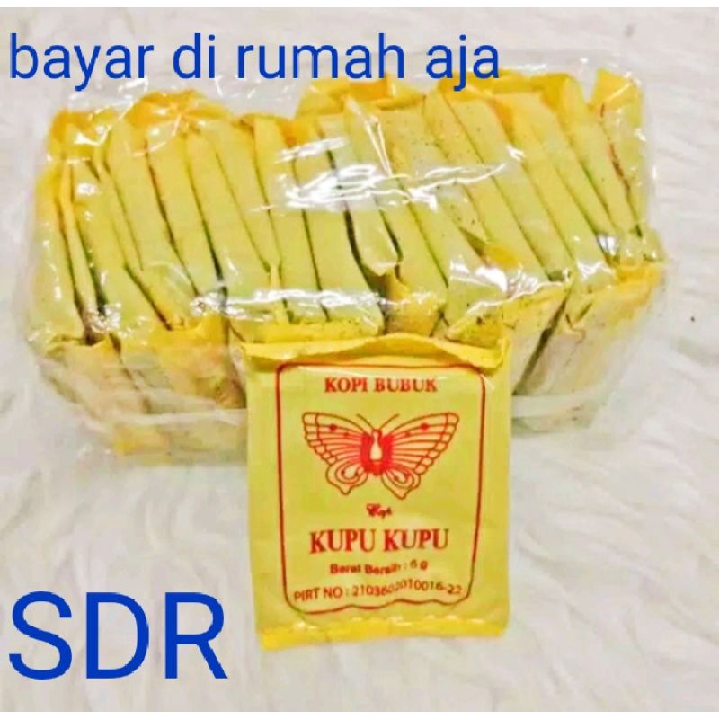 

kopi bubuk cap KUPU KUPU.20saset.harum nikmat kopi asli Banten