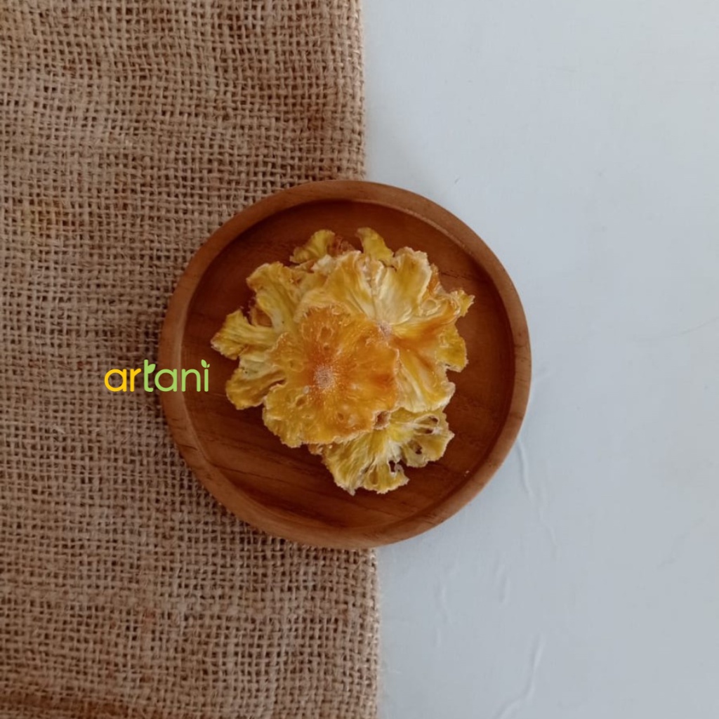 Buah Nanas Iris Kering / Dried Pineapple Slice / Buah Kering / Makanan Kering