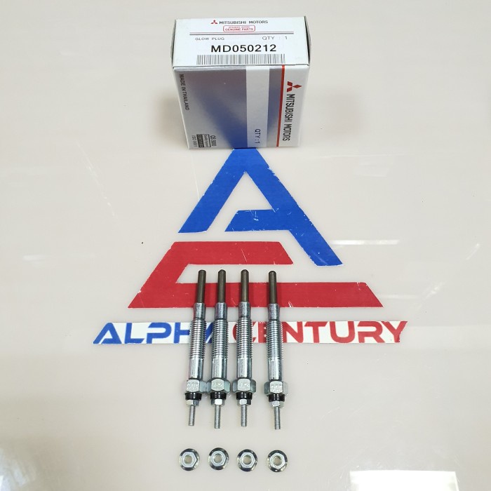 Busi Mobil Busi Pemanas Glow Plug Isi 4Pcs L300 Diesel 12V Garansi