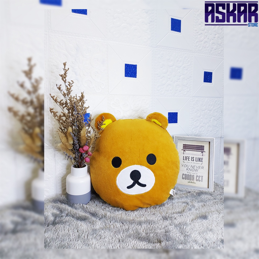 Boneka Bantal Beruang Bulat Lucu Lembut / Boneka Beruang Bantal