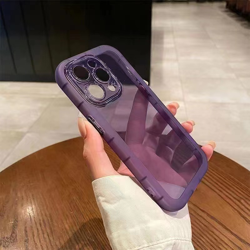 Soft Case Pelindung Kamera Transparan Shockproof Untuk iPhone 14 13 Pro Max 11 12 X XR XS Max 13 7 Plus 8 Plus