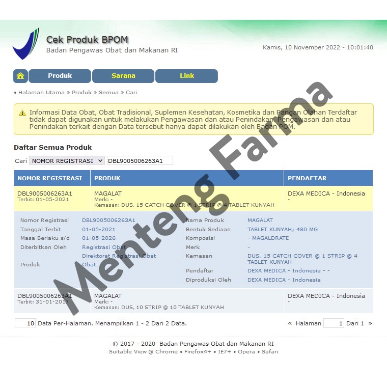 Magalat 4 Tablet - Obat Gangguan Lambung