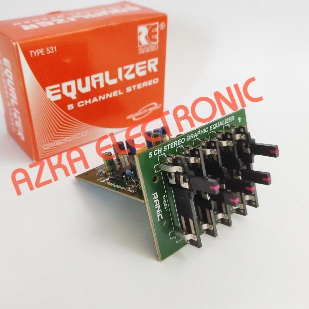Kit Equalizer 5 Channel Stereo