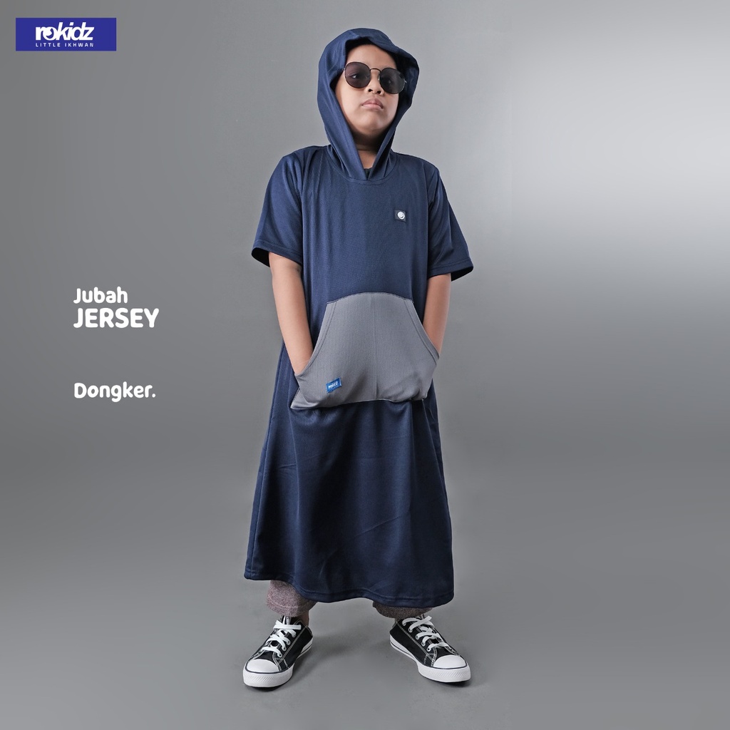 Jubah Jersey ROKIDZ Jubah Gamis Shalat Sholat Anak Laki-Laki