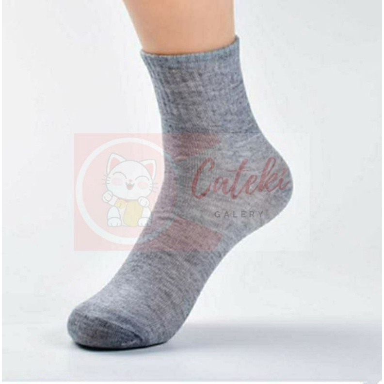 [CTK] PROMO KAOS KAKI PANJANG OLAHRAGA KERJA KANTOR POLOS SPORT ANKLE SOCKS