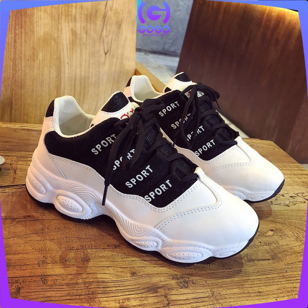 GOGO-S1 117 Sepatu Kets Wanita Sepatu Sneakers Joging Sport Sepatu Running Olahraga Fashion Trendy